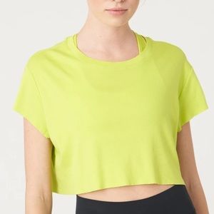 All Access Lime 1X
Encore Cropped Raw Edge Tee
